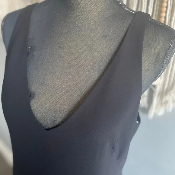 Halston Black Ruffle Maxi - Picture 9 of 9